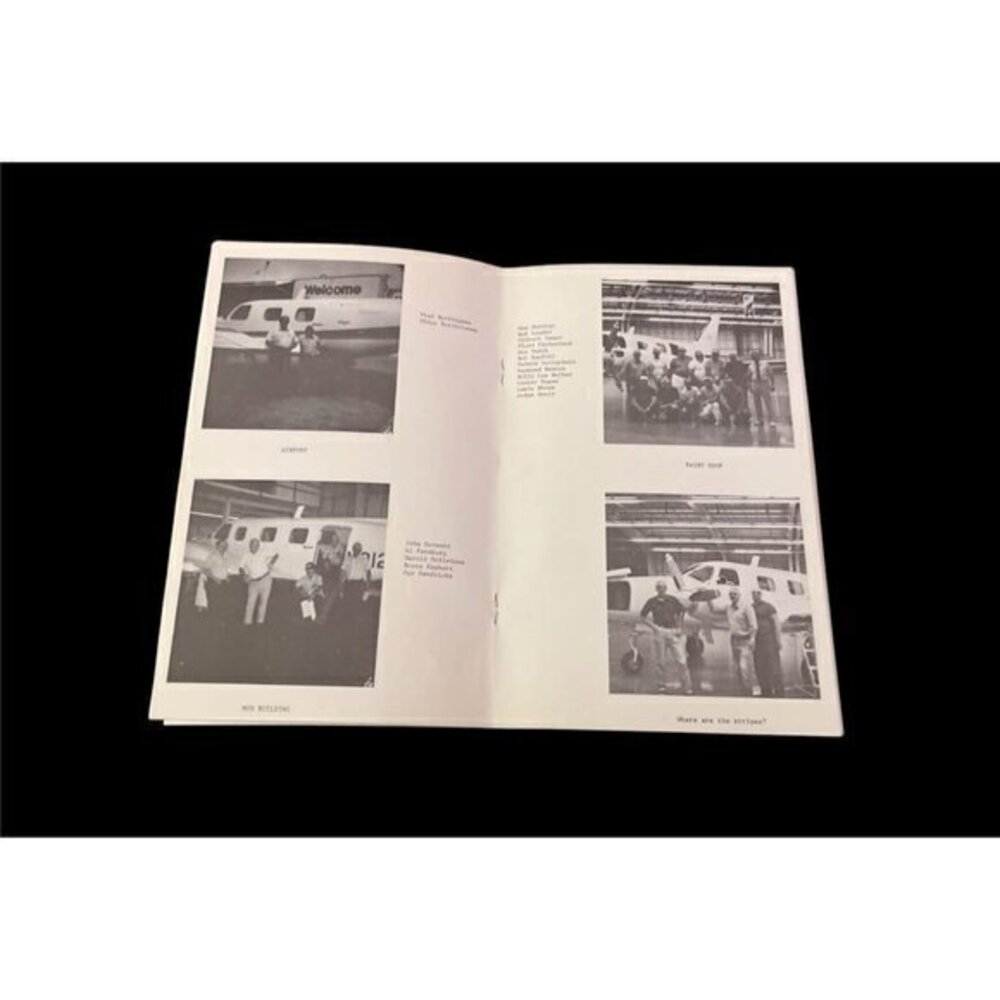 Vintage August 1984  A Piper Photo Album Aviation Pennsylvania Lock Haven